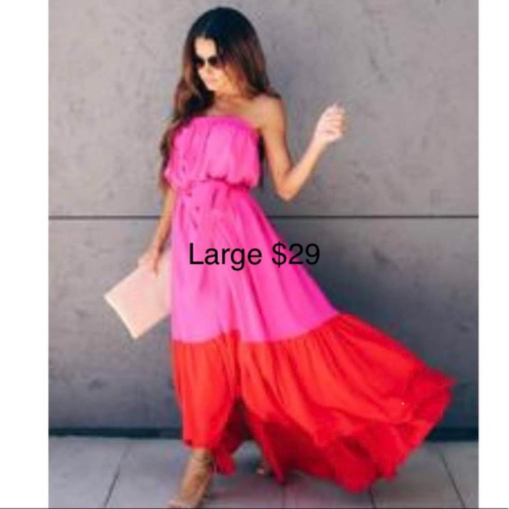 Pink dress